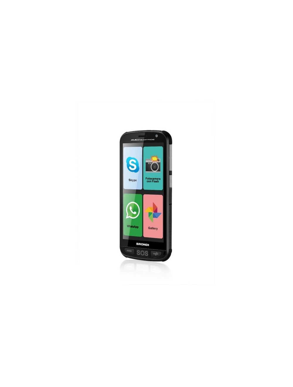BRONDI Amico Smartphone Telefono Cellulare per Anziani GSM DUAL SIM