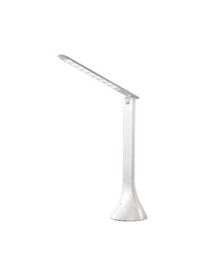 LAMPY PLUS Lampada da tavolo 18 LED con batteria ricaricabile e base multicolor RGB