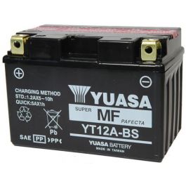 BATTERIA YUASA YT12B-BS 12V 10 Ah  Batterie per Moto AGM - TuttoBatterie
