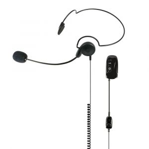 C1203 Microfono auricolare Bluetooth con archetto nucale e PTT WA 29