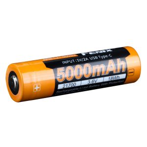 Batteria ricaricabile Li-ion 21700 FENIX ARB-L21-5000U 3,7V 5000 mAh
