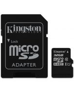 Scheda di memoria 32 GB KINGSTON Velocità UHS-I di Classe 10 con Adattore SD