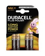 Blister 4 batterie ministilo DURACELL plus power alcalina LR03 1,5V